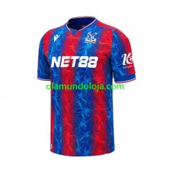 Camisola Crystal Palace Homem Equipamento Primeiro 2024-2025 Manga Curta